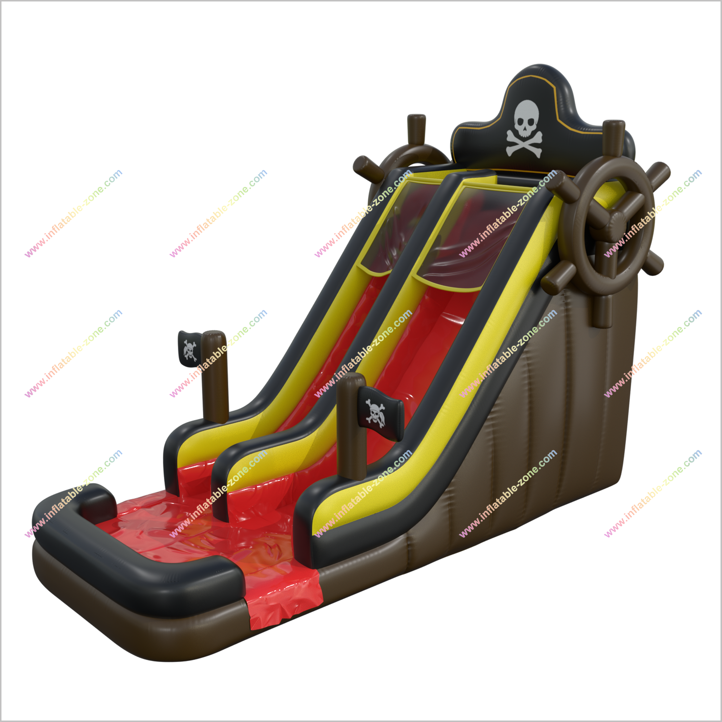 Pirate Ship Water Slide Best Entertainment Inflatable Water Slide And Pool Soft Play Area Equipment For Sale - Inflatable-Zone