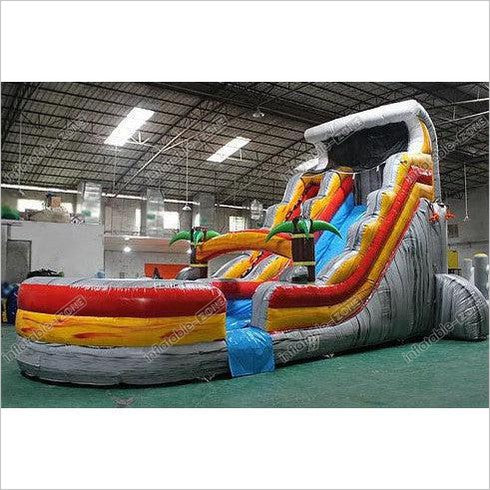 Giant Water Slide Inflatable Bouncer Blow Up Big Jumping Castle Outdoor Pool For Adults - Inflatable-Zone