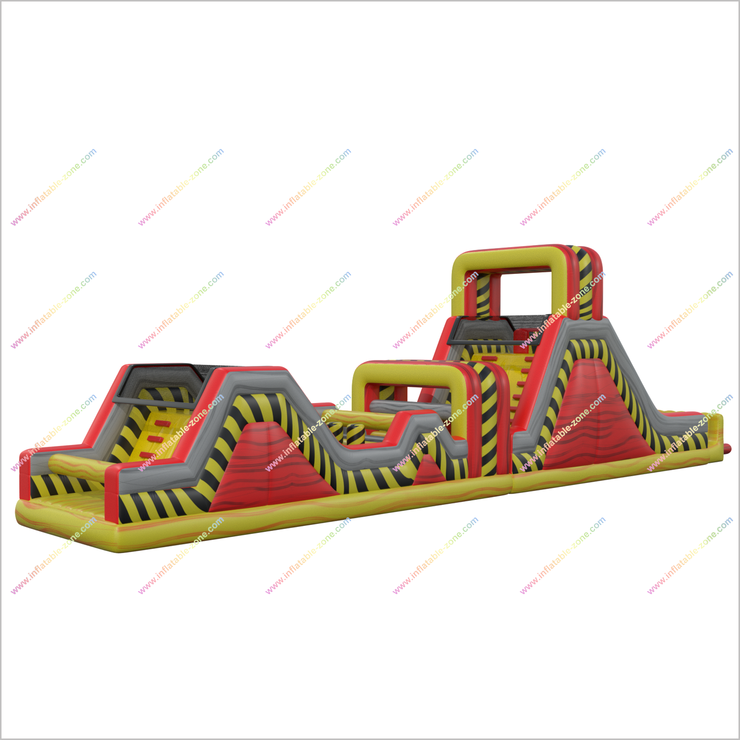 Toxic Games Inflatable Assault Courses Slide Climb Inflatable Ninja Warrior Outdoor Obstacle Course For Adults