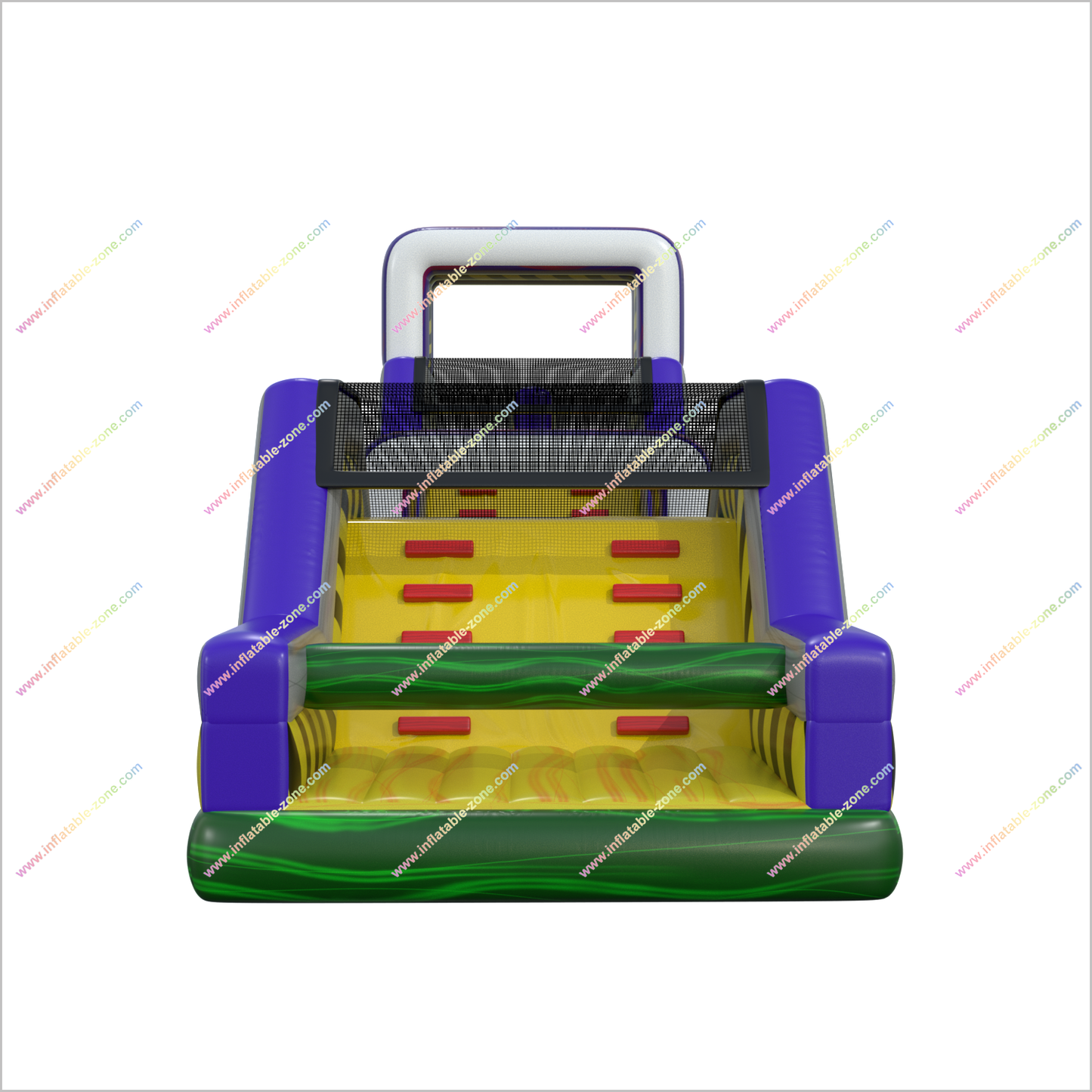 Toxic Revenge Inflatable Obstacle Course Nearby Party Run Bouncy Castle Obstacle Course For Sale