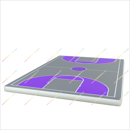 Outdoor Basketball Court Gymnastics Sports Basketball Court Inflatable Air Mat Basketball Sport Court