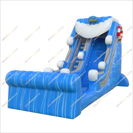 Ocean Waves Waterslides Pool Awesome Backyard Playgrounds Inflatable Water Slide Pool For Sale