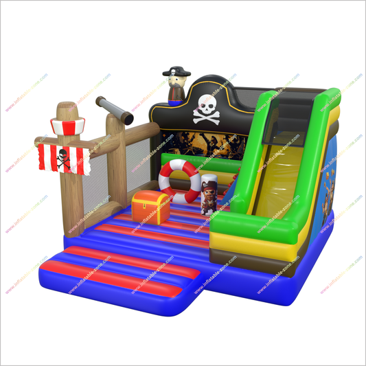 Pirate Theme Party Inflatable Castle Rental Bounce Houses Slide Combo Inflatables Commercial Jumpers For Sale - Inflatable-Zone