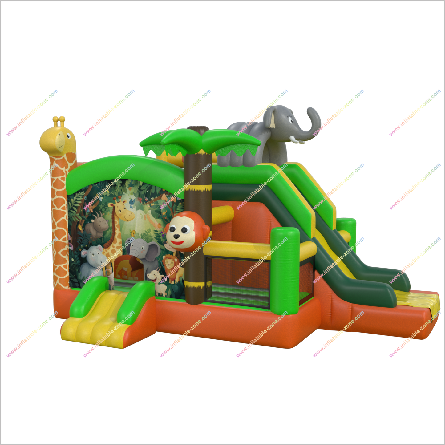 Outdoor Events Today Purchase Bounce House With Slide Combo Animals Inflatable Castle For Sale Bouncy Slide Hire - Inflatable-Zone