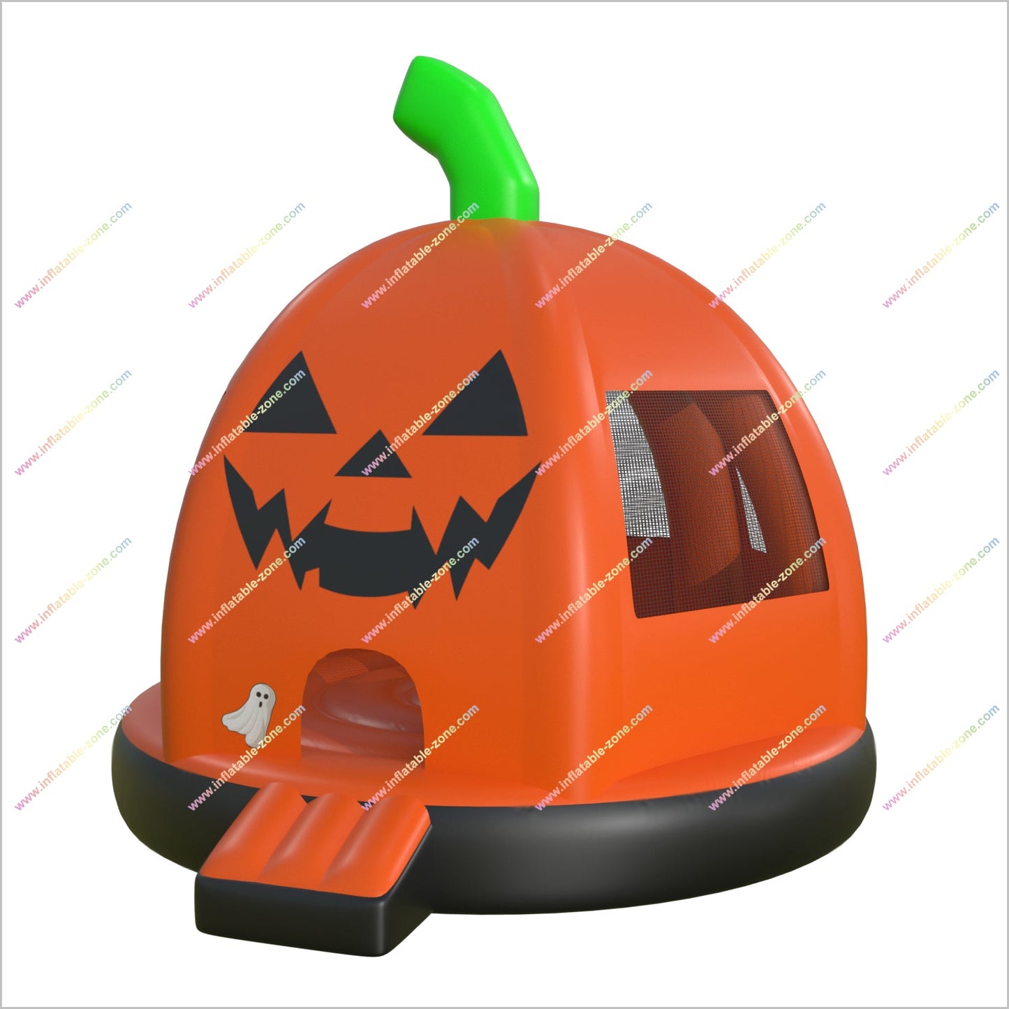 Outdoor Inflatable Halloween Pumpkin Bounce House Near Me Jack O Lantern Face Bouncy Castle Business For Sale