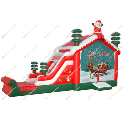 Christmas Party Decoration Massive Bounce House Large Inflatable Slide Rental Buy Bouncy Castle Slide Combo Prices