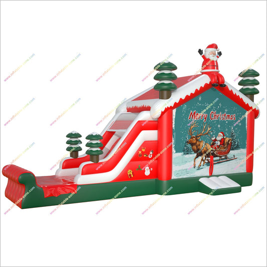 Christmas Party Decoration Massive Bounce House Large Inflatable Slide Rental Buy Bouncy Castle Slide Combo Prices