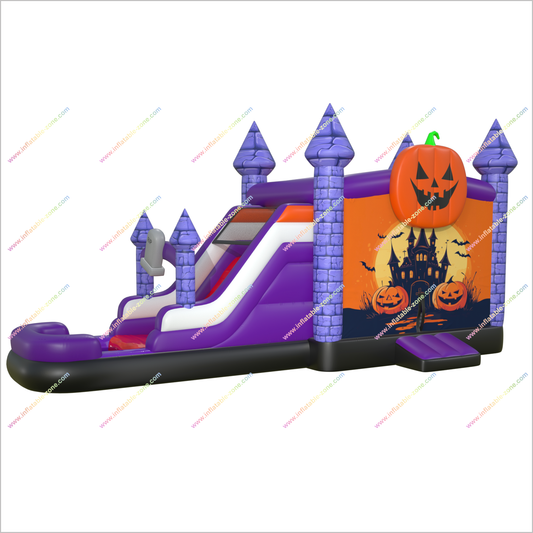 Halloween Party Games Bounce Houses With Water Slides Inflatable Pool Rental Near Me Jumping Castle Waterslide Combo