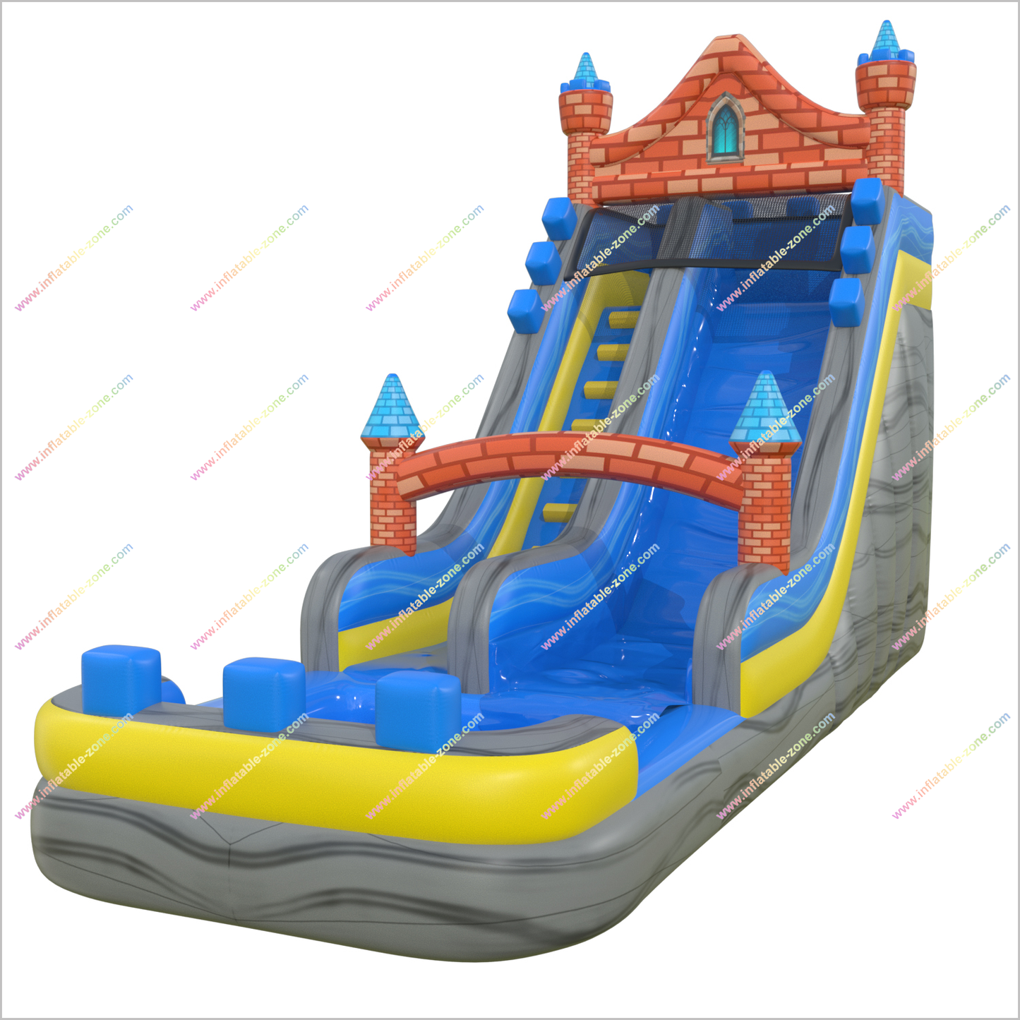 Commercial Kids Adults Inflatable Castle Water Slide Backyard Outdoor Play Equipment Rent Waterslide Party Pool Near Me