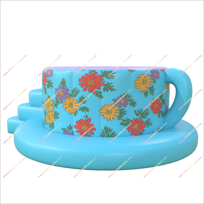 Unique Experience Inflatable Teacup Pool Fun Entertainment Near Me Teacup Inflatable Swimming Pool Water Park For Backyard