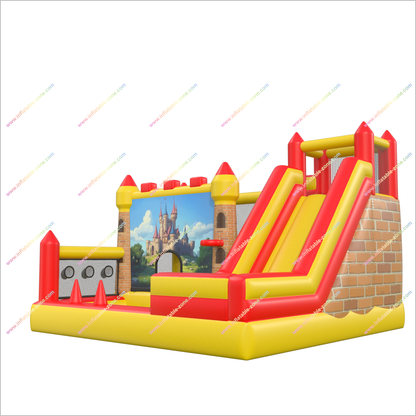 Childrens Bounce Houses Inflatable Slide Hire Near Me Party Entertainment Ideas Big Slide Bouncy Castle Combo Zone
