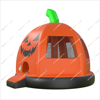 Outdoor Inflatable Halloween Pumpkin Bounce House Near Me Jack O Lantern Face Bouncy Castle Business For Sale