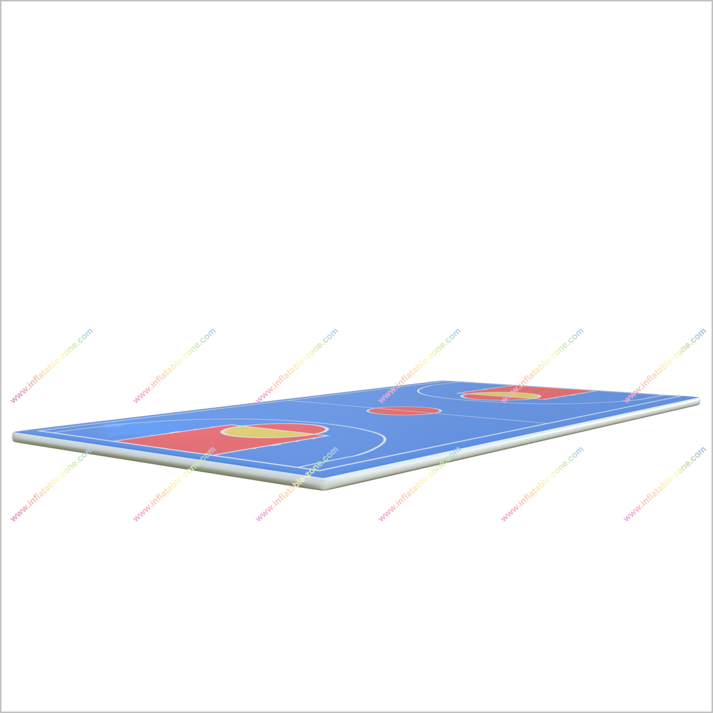 Portable Basketball Court Inflatable Gymnastics Equipment Adult Trampoline Park Inflatable Basketball Court For Sale