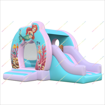 Ocean Under The Sea Inflatable Castle Indoor Jumper With Slide Rental Small Combo Slide Bounce House For Sale - Inflatable-Zone