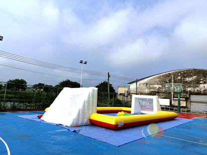 Fun Inflatable Soccer Field Outdoor Sports Adventure Ideal for Kids and Adults