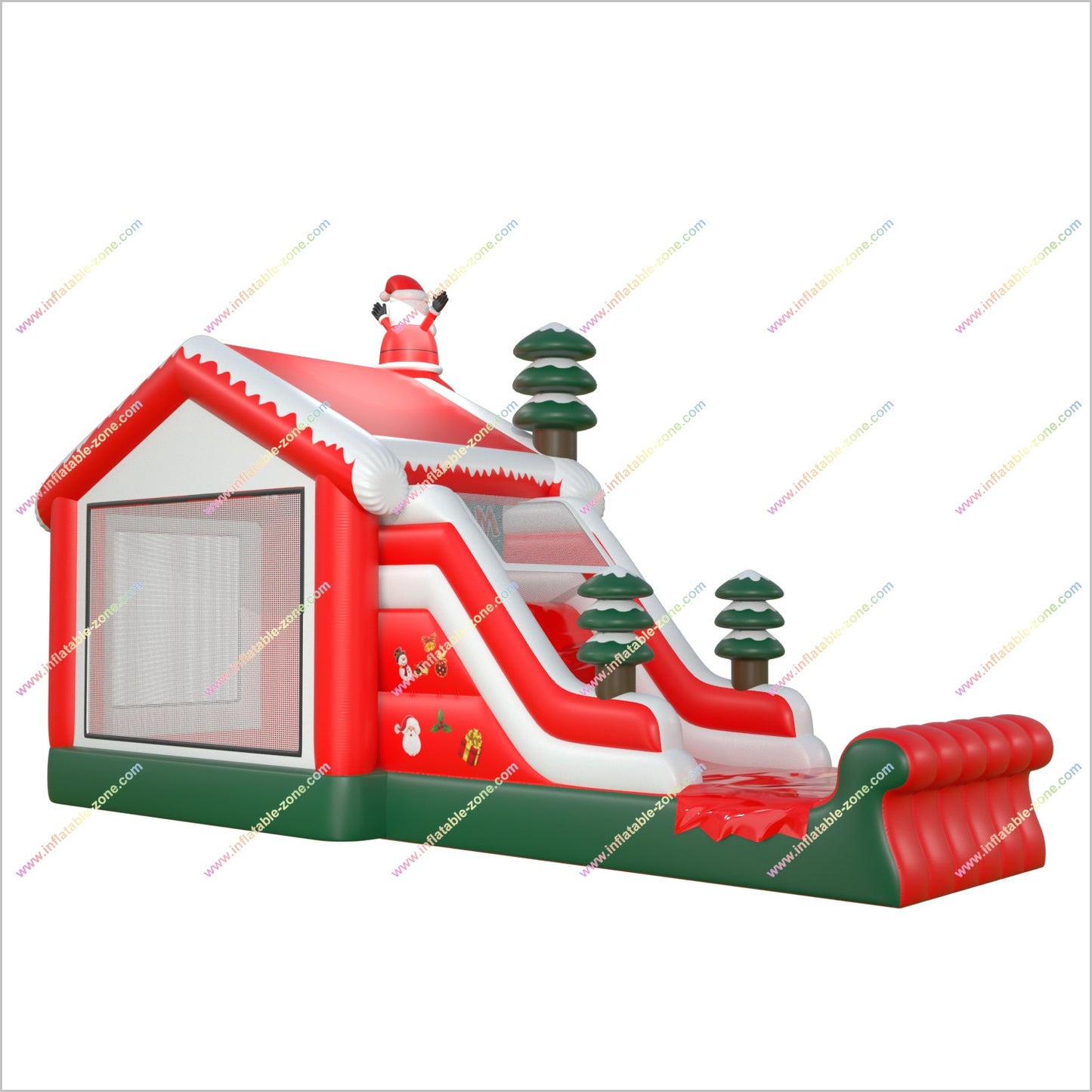 Christmas Party Decoration Massive Bounce House Large Inflatable Slide Rental Buy Bouncy Castle Slide Combo Prices