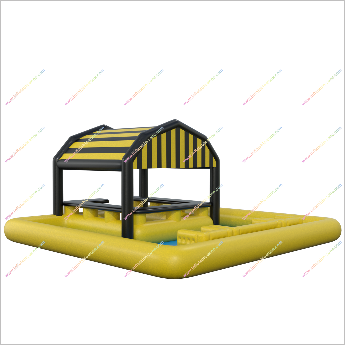 Portable Best Inflatable Pool Bar Platform Parties Pool Table Bars Inflatable Seats Swimming Pool With A Bar - Inflatable-Zone