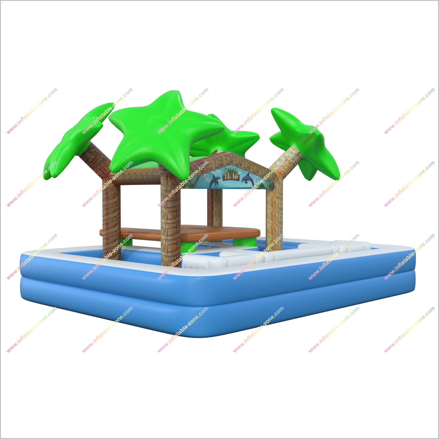 The Beach Tiki Bar Floating Pool Lounge Leisure Island Tiki Inflatable Bar Party Hire Near Me