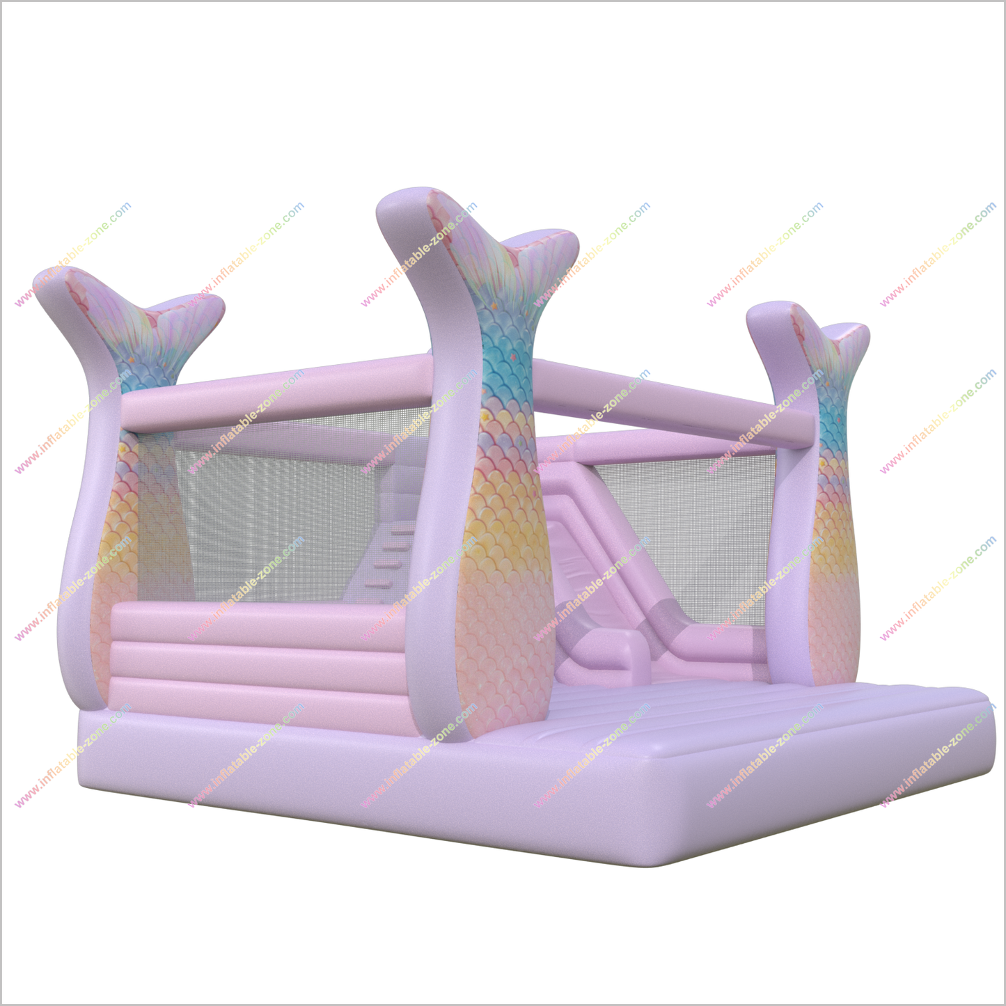 Princess Inflatable Bouncy House With Slides Combo Bouncer Mermaid Jumping Castle Inflatable Slides Rentals - Inflatable-Zone