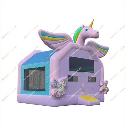 Unicorn Bounce House Inflatables Play Outdoor Family Fun Near Me Inflatable Bouncy Castle For Sale - Inflatable-Zone