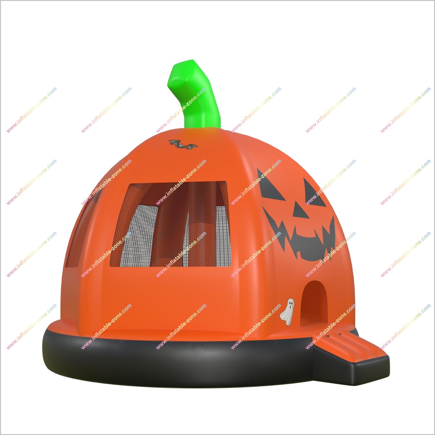 Outdoor Inflatable Halloween Pumpkin Bounce House Near Me Jack O Lantern Face Bouncy Castle Business For Sale