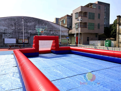 Fun Inflatable Soccer Game Field Exciting Inflatable Soccer Playground Great for Parties & Events