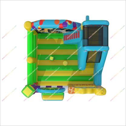 Safari Themed Inflatable Slide Bouncy Castle Animal Combo Slide Bounce Houses Inflatable Parties Near Me - Inflatable-Zone