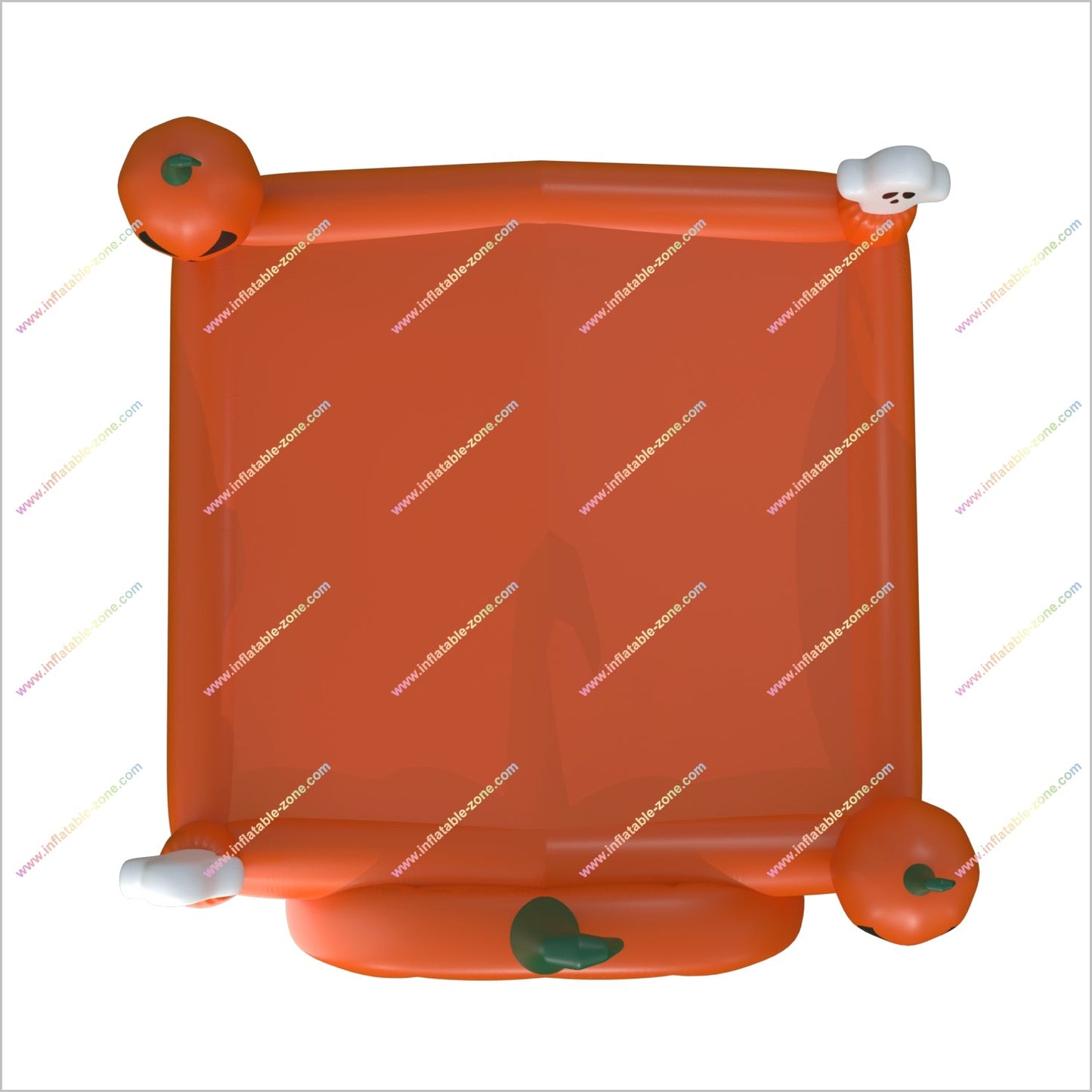 Halloween Inflatable Pumpkin Bouncy Castle Park Near Me Square Jack-O-Lantern Blow Up Bounce House For Sale