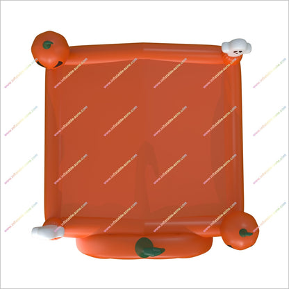 Halloween Inflatable Pumpkin Bouncy Castle Park Near Me Square Jack-O-Lantern Blow Up Bounce House For Sale