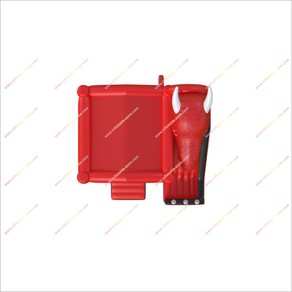 Red Dragon Jumping Castle Slide Hire Inflatable Outdoor Games Bouncy House With A Slide Combo Cool - Inflatable-Zone
