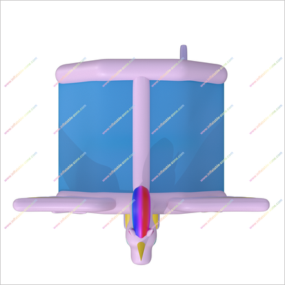 Unicorn Bounce House Inflatables Play Outdoor Family Fun Near Me Inflatable Bouncy Castle For Sale - Inflatable-Zone