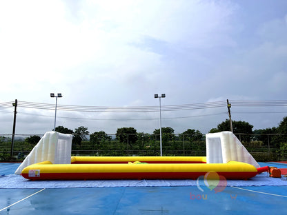 Fun Inflatable Soccer Field Outdoor Sports Adventure Ideal for Kids and Adults
