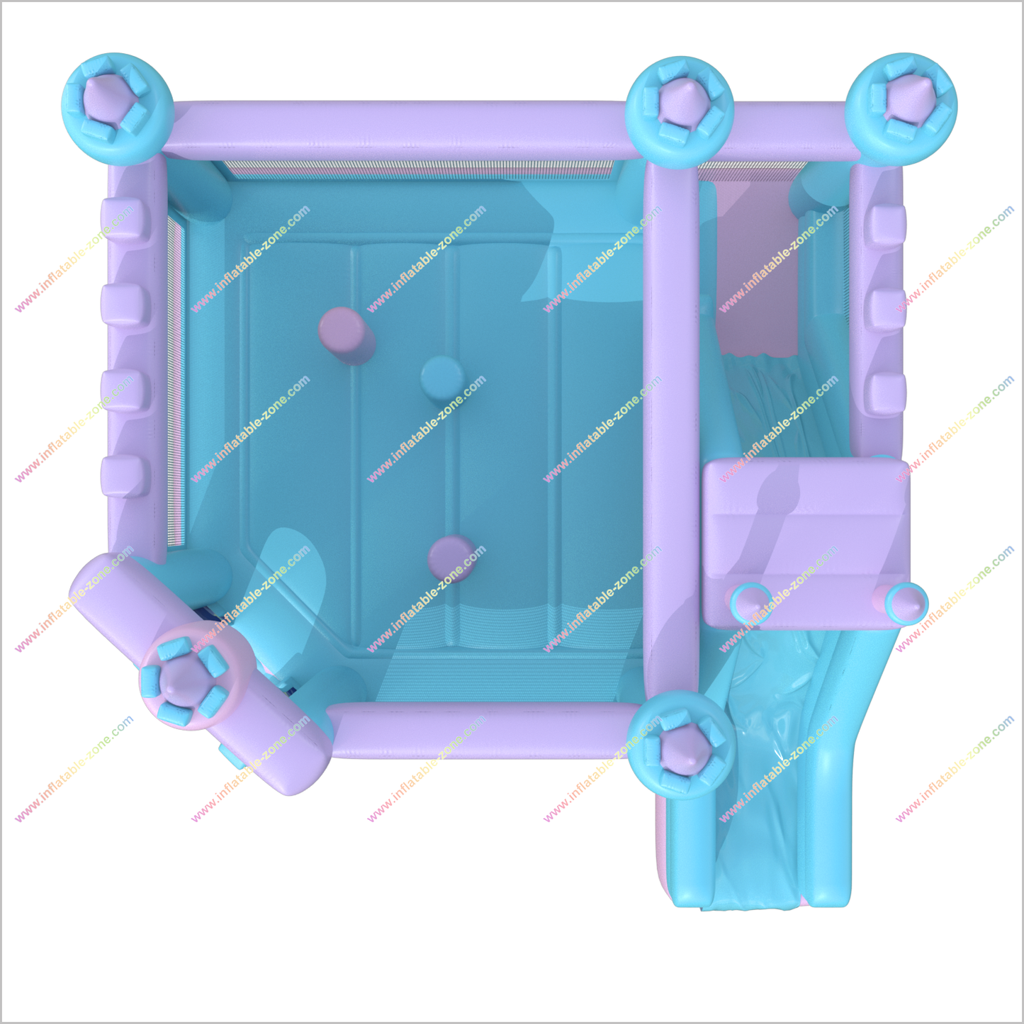 Flying Pegasus Bounce House Play Area Inflatable Slides Rental Birthday Decoration Combo Bouncy Castle For Childrens Parties