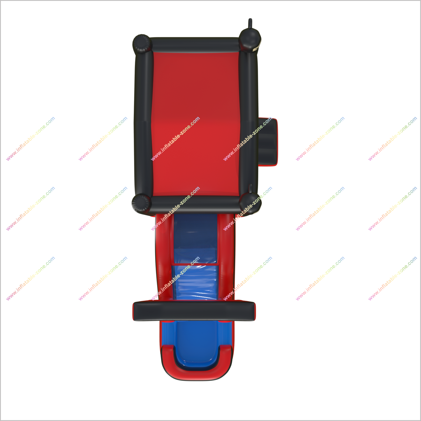 Ninja Jump Bounce House Inflatable Water Slide Rent Red And Black Inflatable Combo Bouncy Castle Pool Water Slide