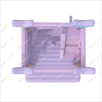 Princess Inflatable Bouncy House With Slides Combo Bouncer Mermaid Jumping Castle Inflatable Slides Rentals - Inflatable-Zone