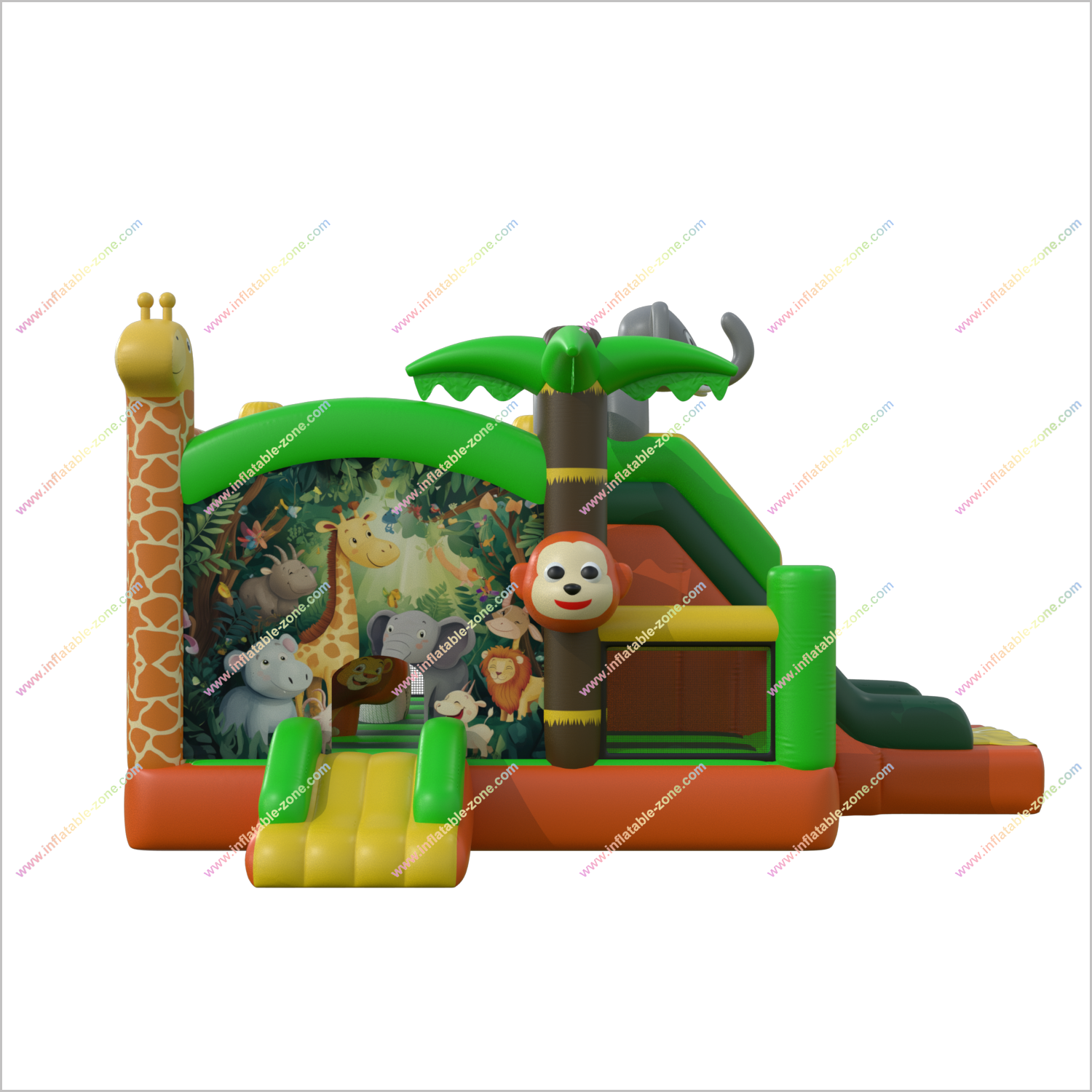 Outdoor Events Today Purchase Bounce House With Slide Combo Animals Inflatable Castle For Sale Bouncy Slide Hire - Inflatable-Zone