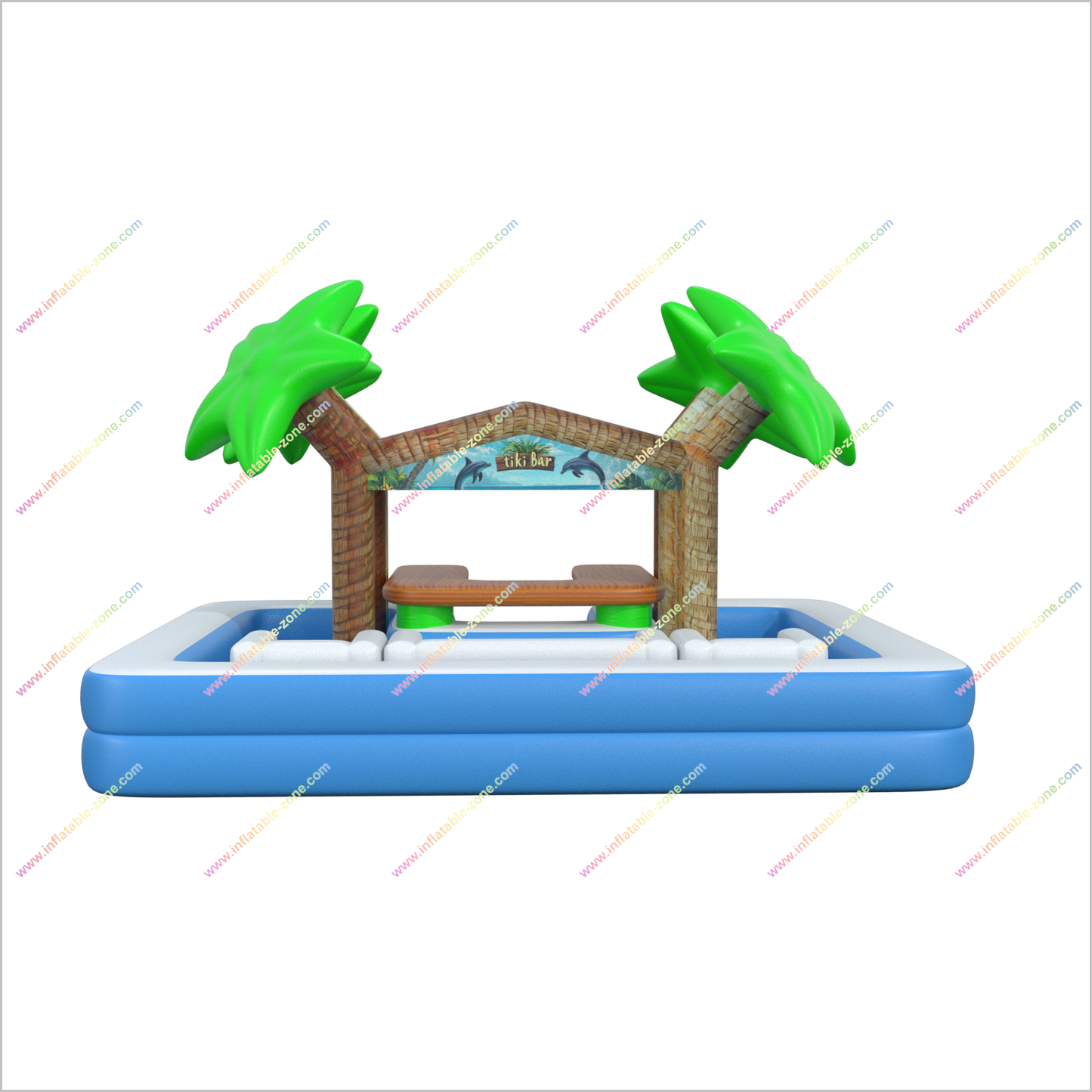 The Beach Tiki Bar Floating Pool Lounge Leisure Island Tiki Inflatable Bar Party Hire Near Me