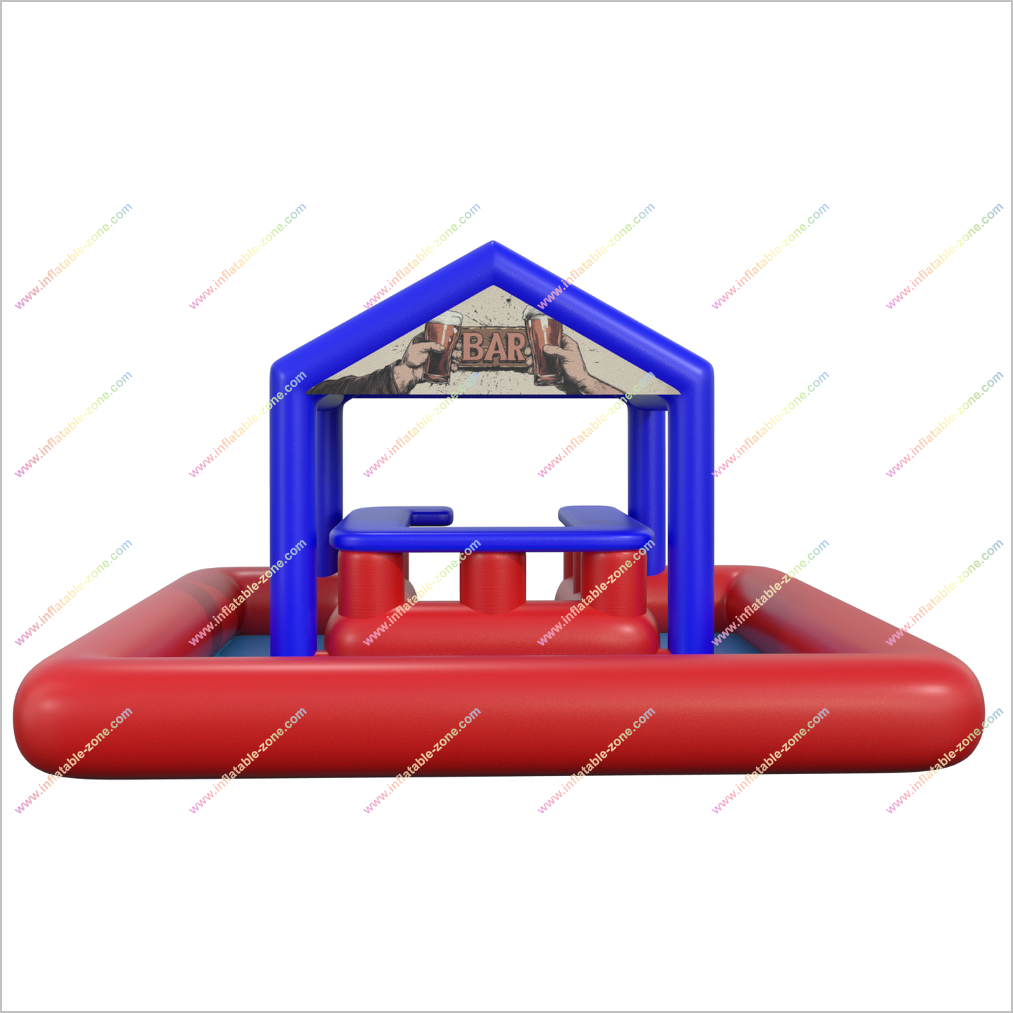 Inflatable Swimming Pool Bar Leisure Sport Platform Party Pool Table Bar Fun Activities Near Me
