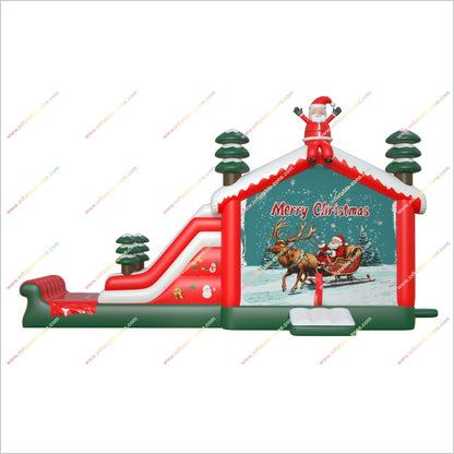 Christmas Party Decoration Massive Bounce House Large Inflatable Slide Rental Buy Bouncy Castle Slide Combo Prices