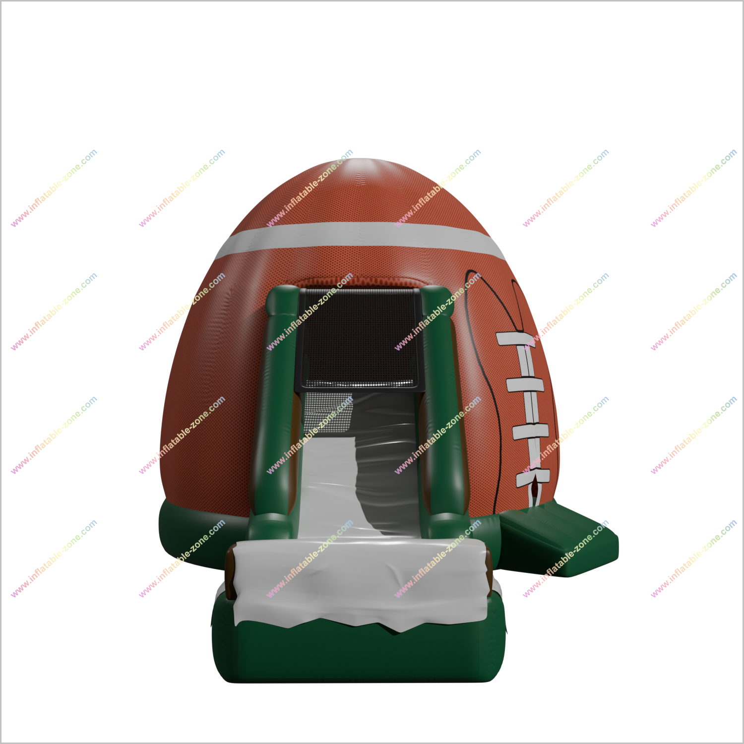 Football Combo Bounce And Slide Inflatable Games Rentals Near Me Small Bouncy Castle With Slide - Inflatable-Zone