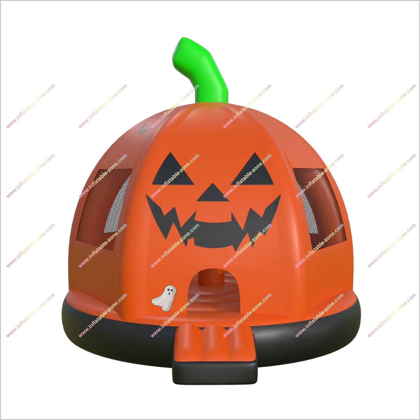 Outdoor Inflatable Halloween Pumpkin Bounce House Near Me Jack O Lantern Face Bouncy Castle Business For Sale