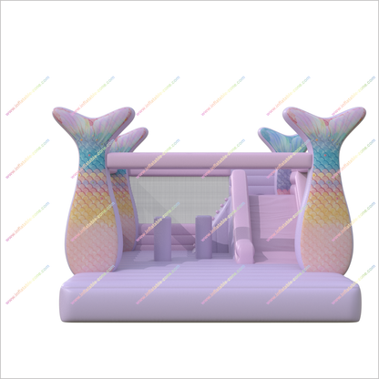 Princess Inflatable Bouncy House With Slides Combo Bouncer Mermaid Jumping Castle Inflatable Slides Rentals - Inflatable-Zone