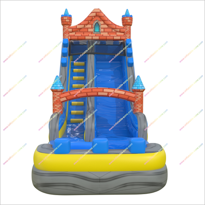 Commercial Kids Adults Inflatable Castle Water Slide Backyard Outdoor Play Equipment Rent Waterslide Party Pool Near Me