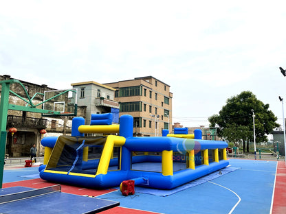 Kids Inflatable Soccer Playground Outdoor FunEquipment  Great for Parties & Football Field Games