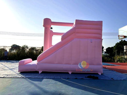 Large Pink Bounce House Safe and Fun Inflatable Perfect for Kids' Parties and Events