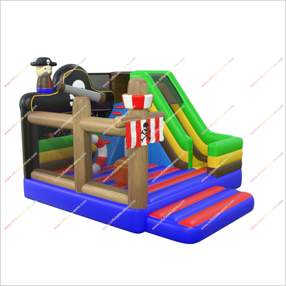 Pirate Theme Party Inflatable Castle Rental Bounce Houses Slide Combo Inflatables Commercial Jumpers For Sale - Inflatable-Zone