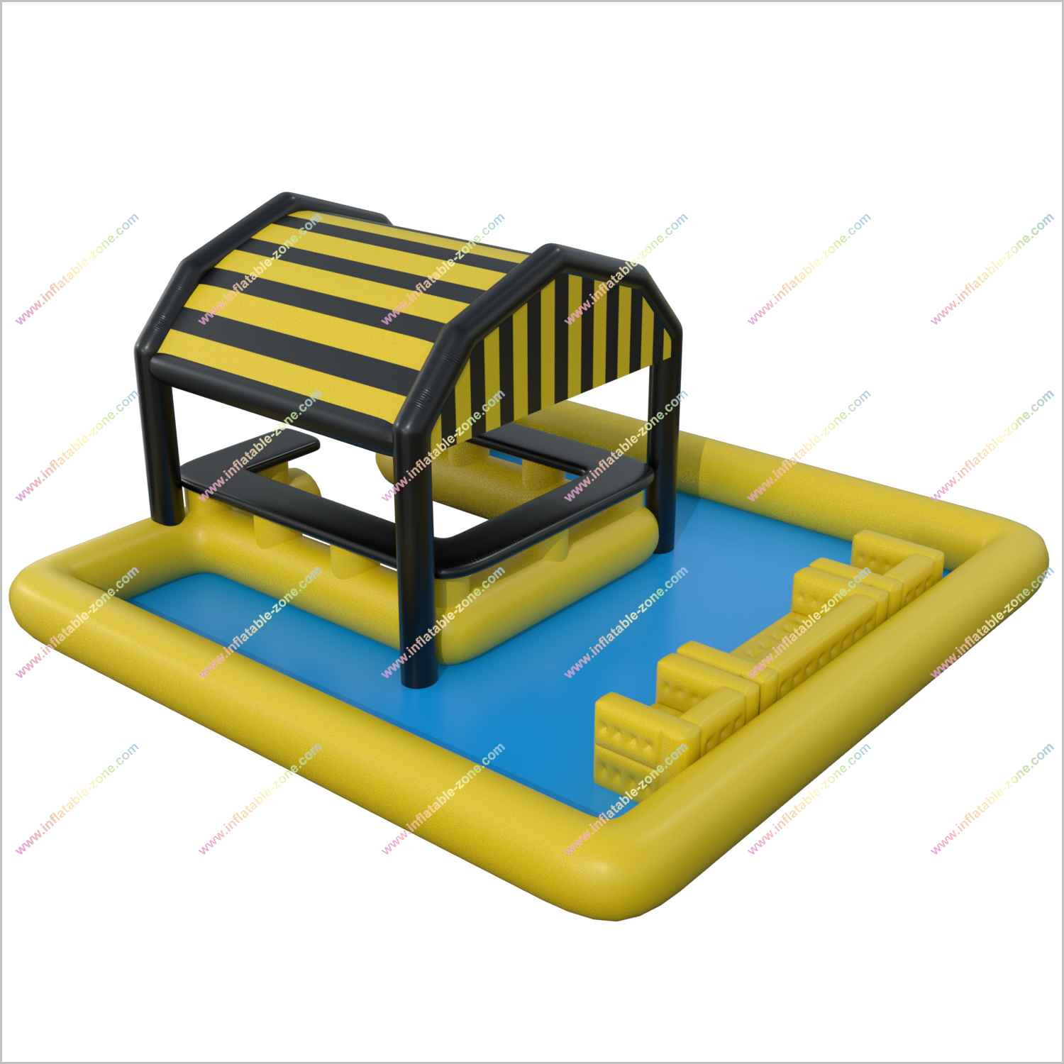 Portable Best Inflatable Pool Bar Platform Parties Pool Table Bars Inflatable Seats Swimming Pool With A Bar - Inflatable-Zone