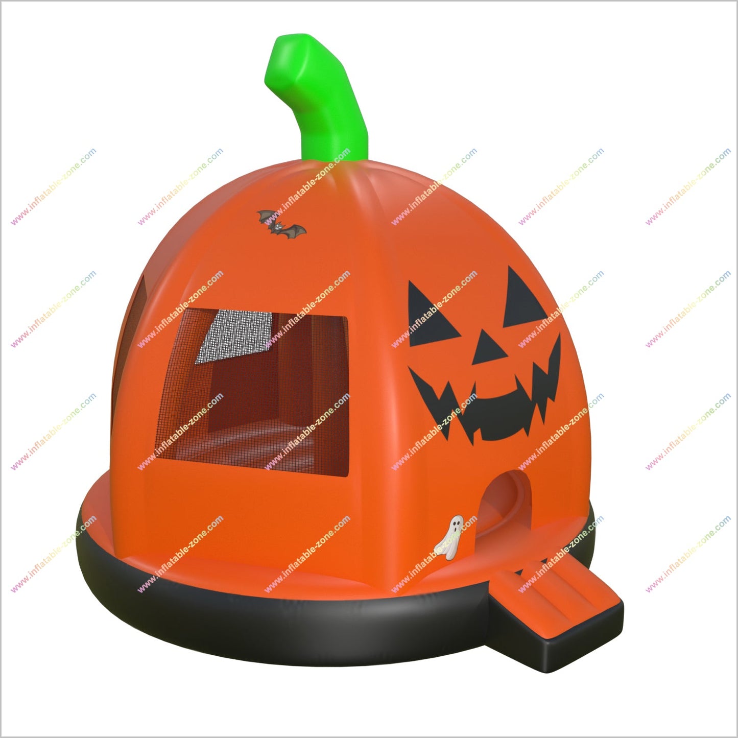 Outdoor Inflatable Halloween Pumpkin Bounce House Near Me Jack O Lantern Face Bouncy Castle Business For Sale