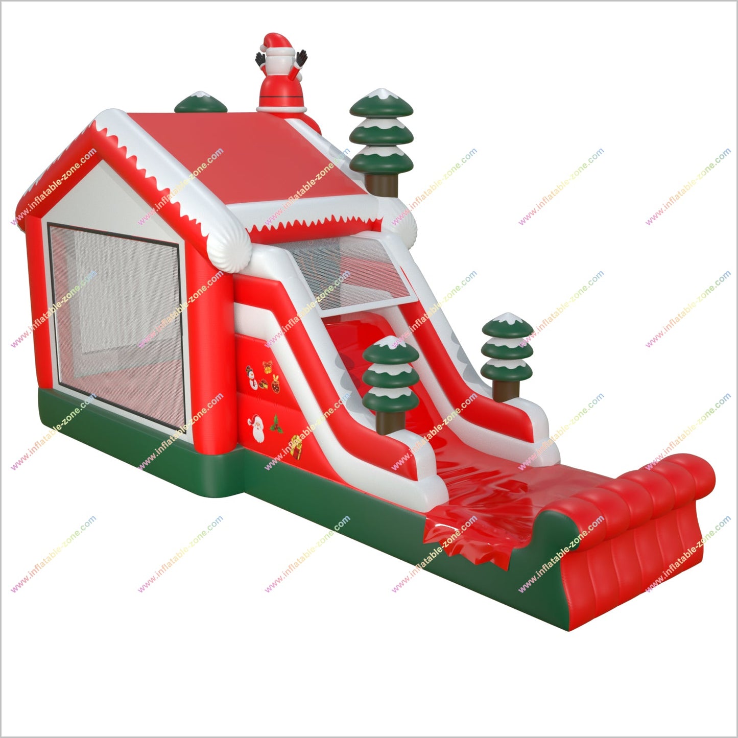 Christmas Party Decoration Massive Bounce House Large Inflatable Slide Rental Buy Bouncy Castle Slide Combo Prices