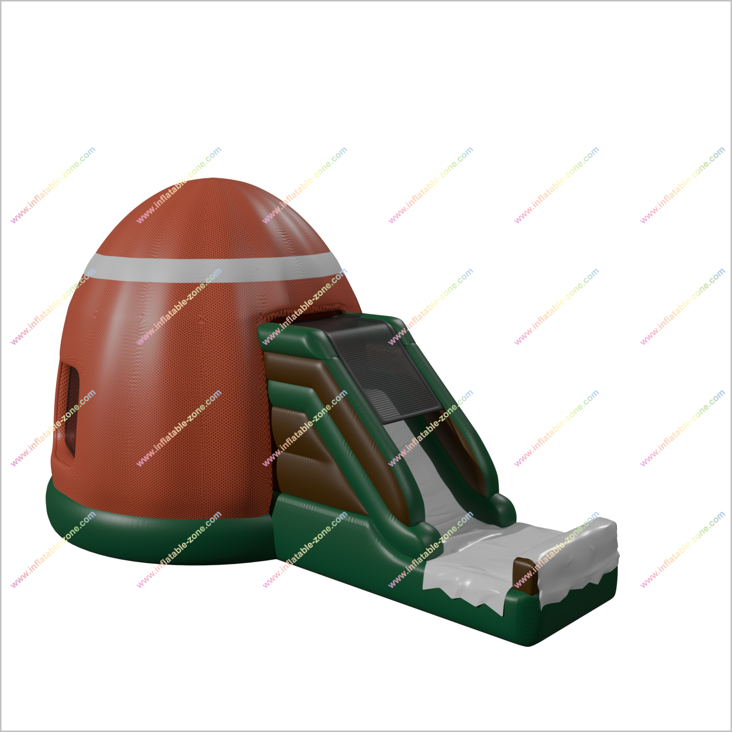 Football Combo Bounce And Slide Inflatable Games Rentals Near Me Small Bouncy Castle With Slide - Inflatable-Zone